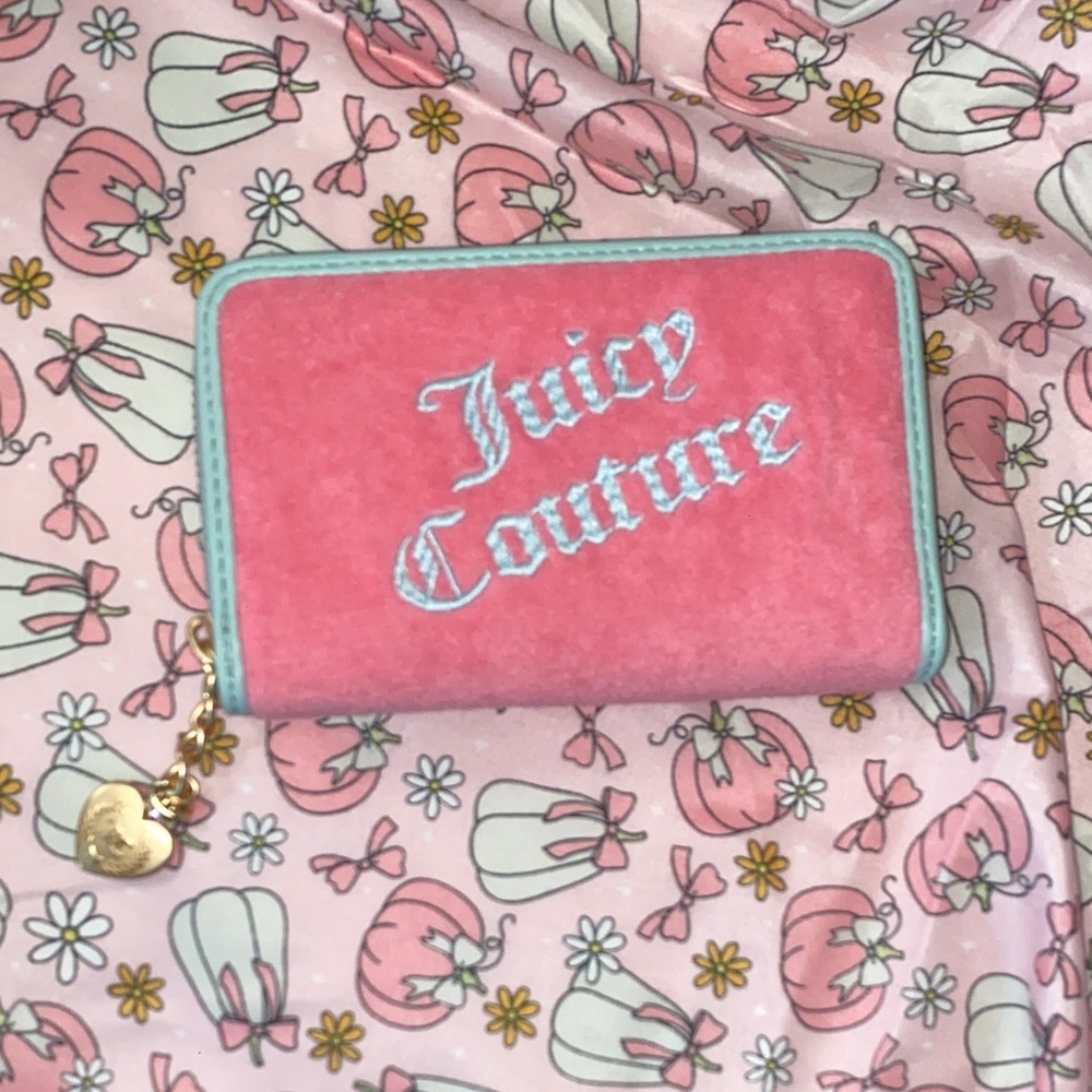 Juicy Couture Pink and Blue Wallet